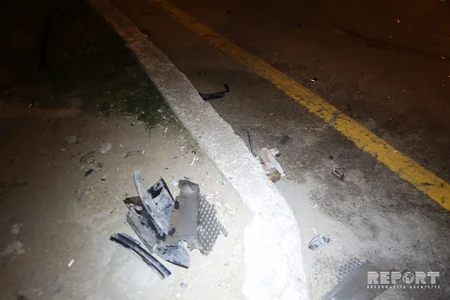 Bakıda qəza törədən sürücü avtomobildən düşərək hadisə yerindən qaçıb
