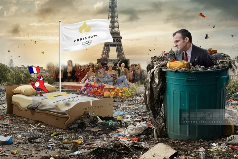 Problemlər məngənəsində boğulan Paris - Azərbaycan bayrağı ilə təskinlik tapan Fransa polisi