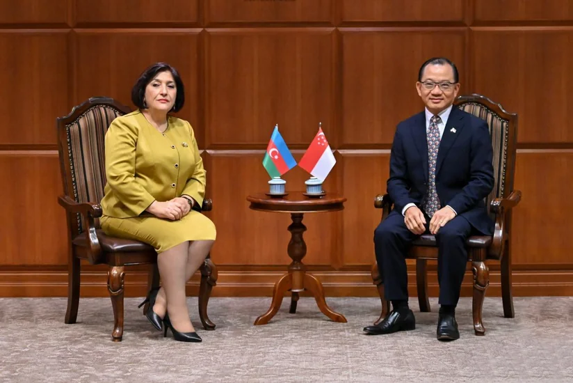 Azerbaijan and Singapore parliament speakers discuss co-op within int’l organizations