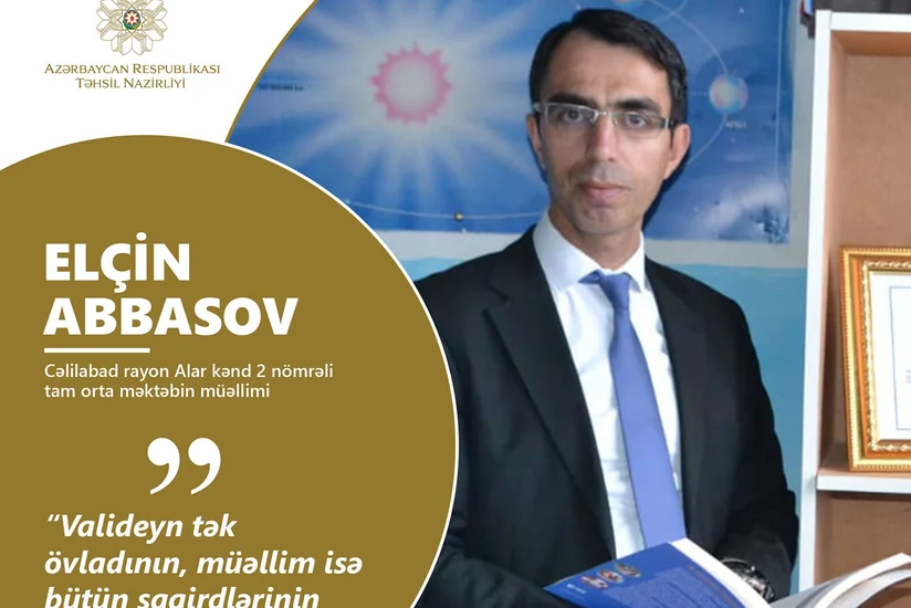 Təhsil Nazirliyi cəlilabadlı müəllimlə bağlı təqdimat etdi