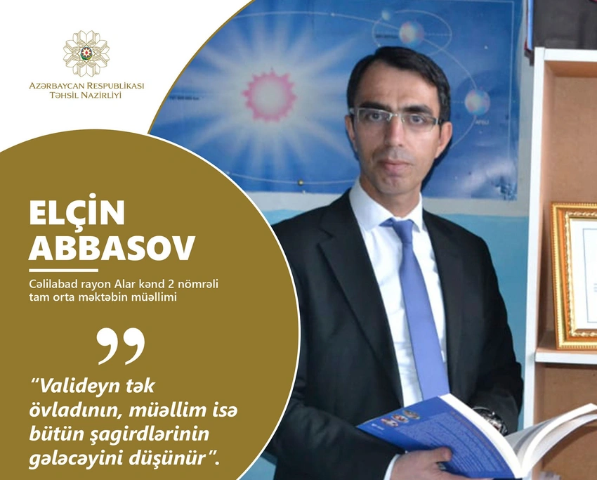 Təhsil Nazirliyi cəlilabadlı müəllimlə bağlı təqdimat etdi