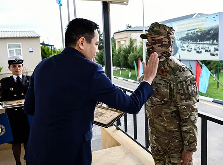 Sualtı hücum xüsusi təyinatlı kursunun buraxılış mərasimi keçirilib