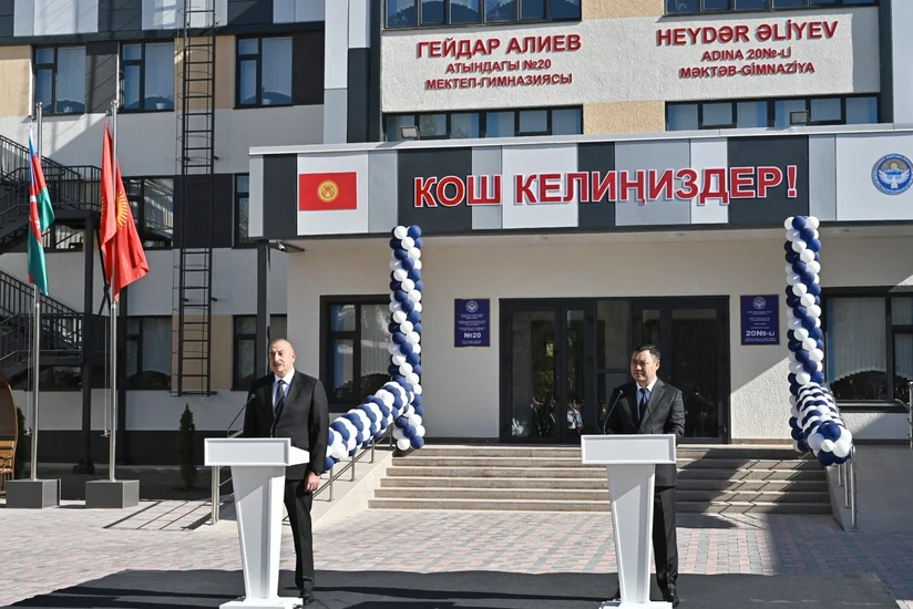 Azərbaycan lideri Qırğızıstan Prezidentinə təşəkkür edib