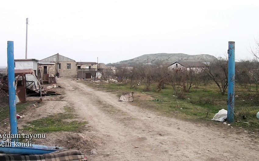 Ağdamın Şelli kəndindən görüntülər 