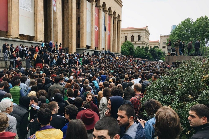 В Тбилиси проходят акции протеста