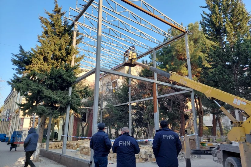 В Сумгайыте повторно предотвращено незаконное строительство объекта