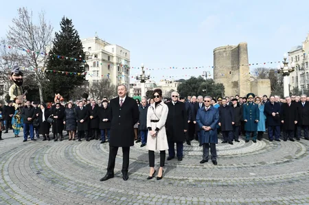 Prezident İlham Əliyev Novruz bayramı münasibətilə ümumxalq şənliyində iştirak edib - YENİLƏNİB