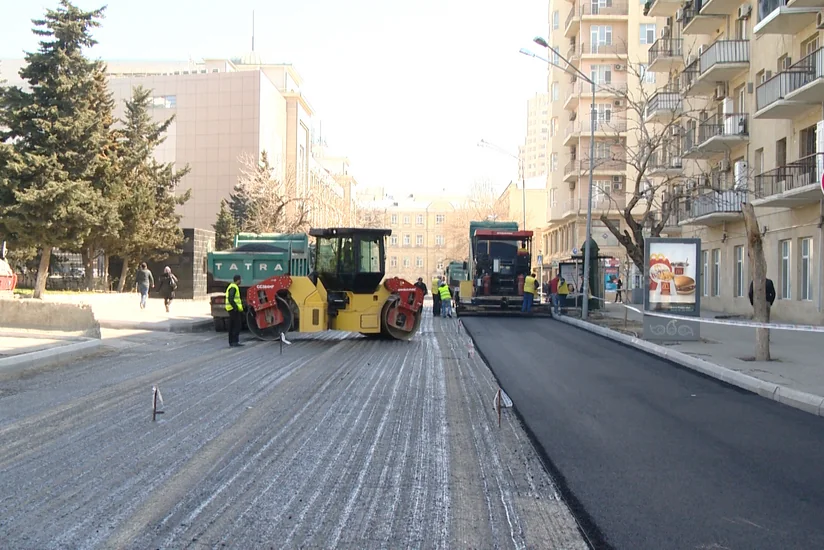 Bakının daha bir küçəsində nəqliyyatın hərəkəti təmin olunacaq - FOTO