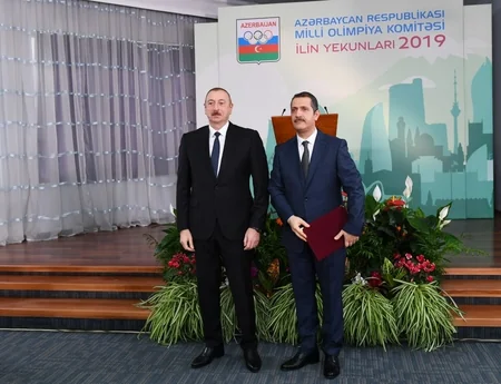 Prezident İlham Əliyev 2019-cu ilin idman yekunlarına həsr olunan mərasimdə iştirak edib - YENİLƏNİB