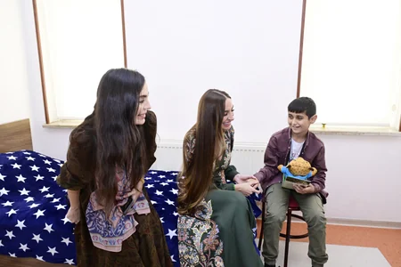 Leyla Aliyeva and Arzu Aliyeva visit Nakhchivan