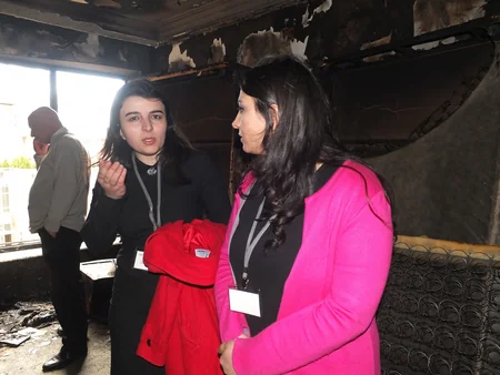 Tbilisidə hoteldəki yanğın zamanı azərbaycanlı gənclərə dəyən ziyan dəqiqləşdirilir - FOTO