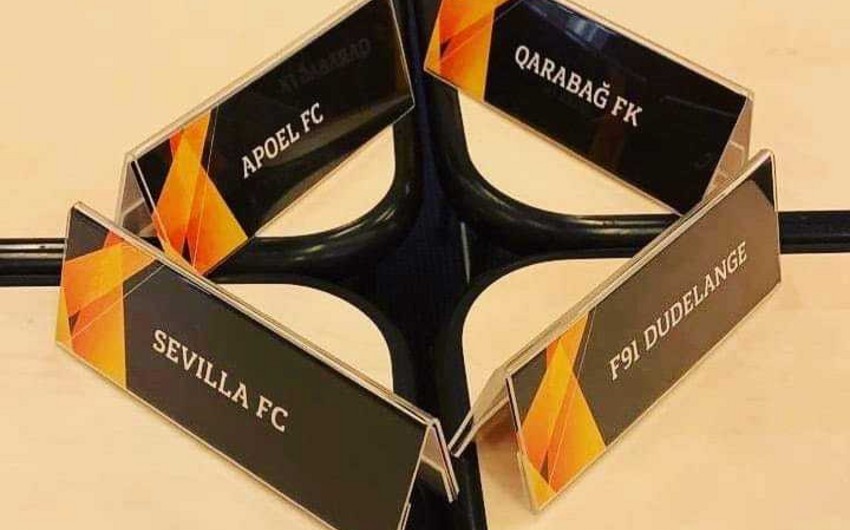 Qarabağın qrup mərhələsindəki oyunlarının təqvimi müəyyənləşib - FOTO
