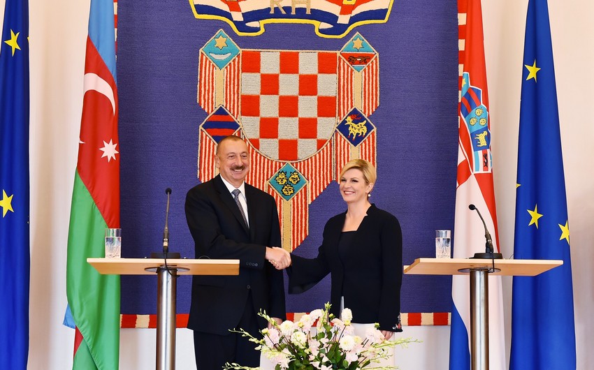 Prezident Kolinda Qrabar-Kitaroviç: Xorvatiya Azərbaycanı özünün mühüm strateji tərəfdaşı hesab edir