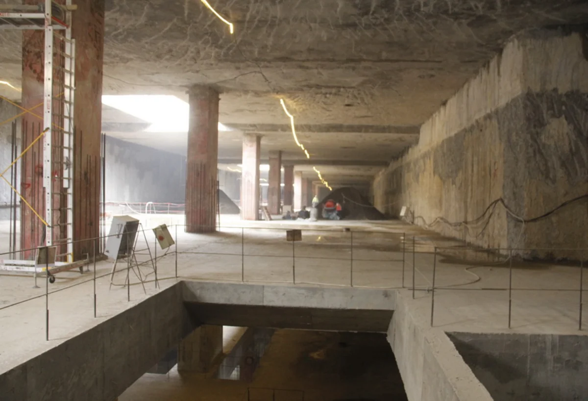 Bakı Metropoliteni: “B-04” stansiyasının üçüncü səviyyəsinin inşası başa çatıb