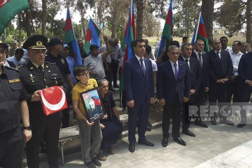 В Евлахе простились с шехидом I Карабахской войны Бахтияром Гумбатовым