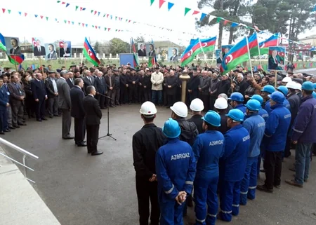 ​Azərbaycanda daha 14 kəndə qaz verilib