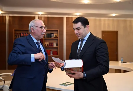 Adil Kərimli Neftçalada vətəndaşları qəbul edib