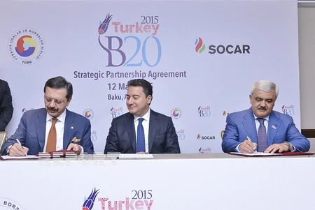 SOCAR ilə Türkiyə Odalar və Borsalar Birliyi arasında müqavilə imzalanıb