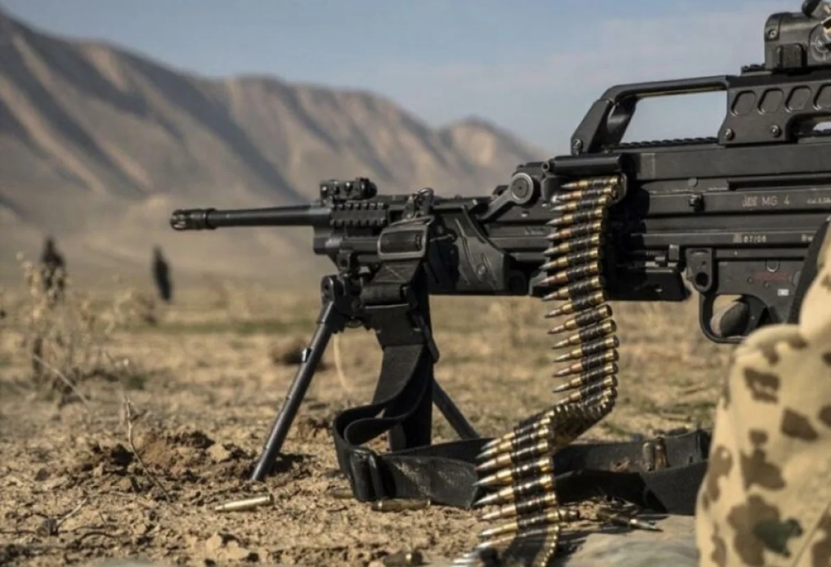 Azerbaijani army positions subjected to fire