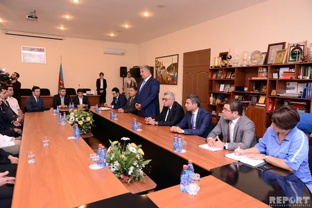 Azərbaycanın Universiadada yüksək nəticələr göstərən idmançıları və onların məşqçiləri mükafatlandırılıblar