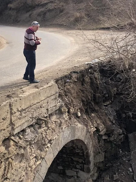 Azərbaycanlıların yaşadığı kəndin körpüsü qəzalı vəziyyətdədir