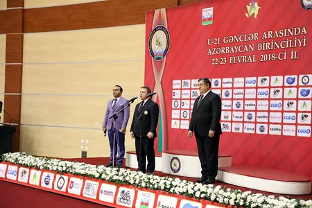Gənc cüdoçular arasında Azərbaycan birinciliyinin açılış mərasimi keçirilib