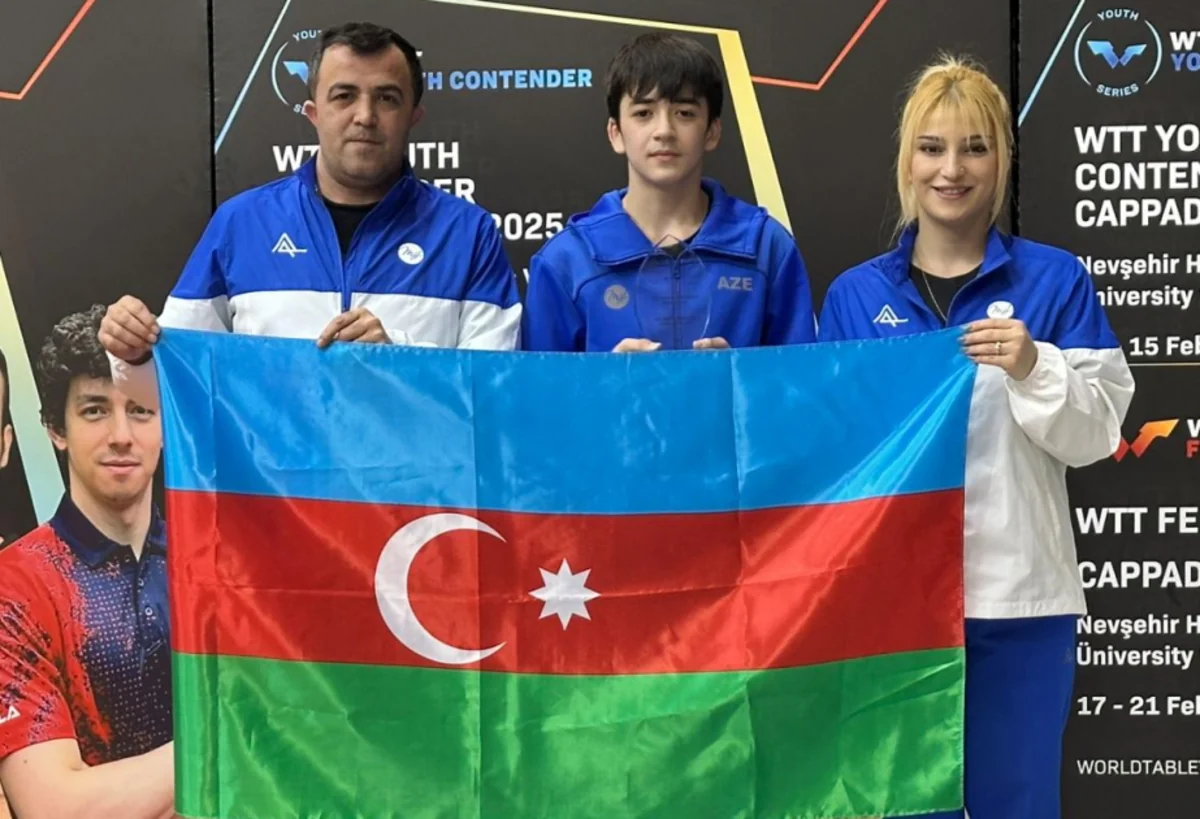 Azərbaycanın stolüstü tennisçiləri  “WTT Youth Contender” turnirini 3 medalla başa vurub