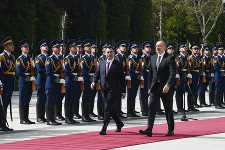 Official welcoming ceremony for President of Kyrgyzstan held in Azerbaijan