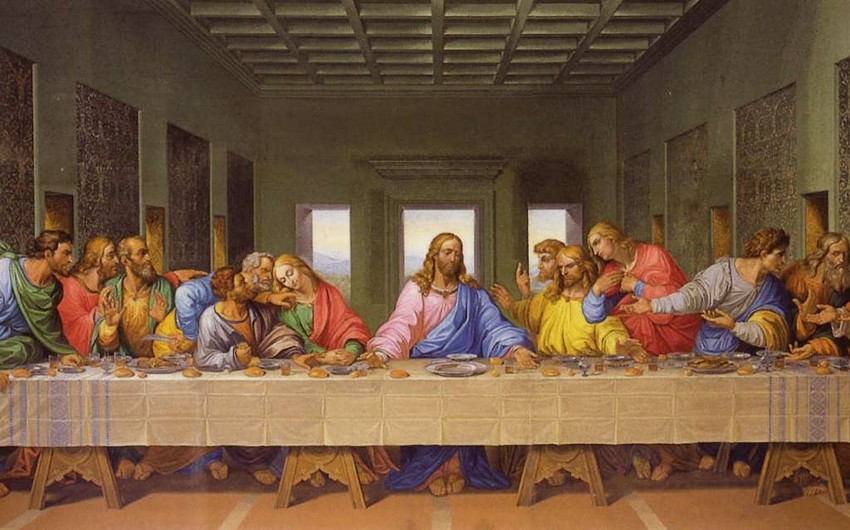 İtaliyalı alim Leonardo da Vinçinin Gizli axşam yeməyi əsərinin sirrini açıb