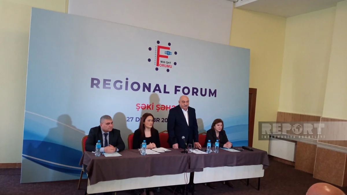 Şəkidə Milli QHT Forumunun regional forumu keçirilir