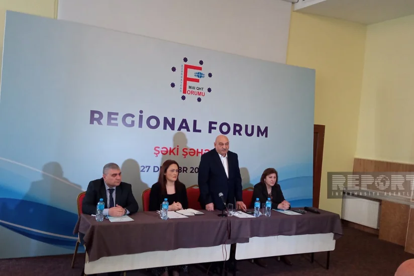Şəkidə Milli QHT Forumunun regional forumu keçirilir