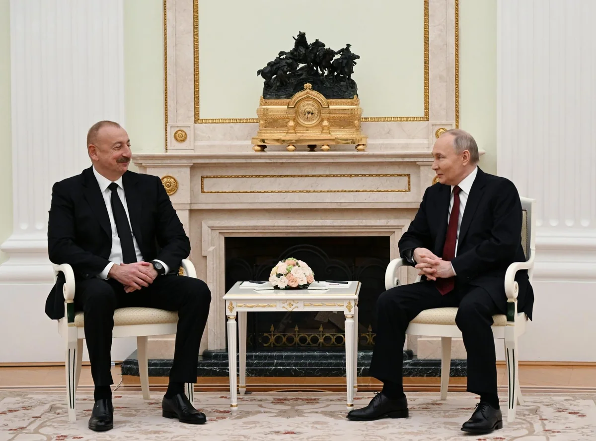 Presidents of Azerbaijan and Russia had joint dinner