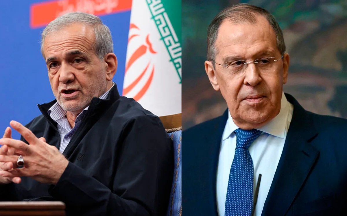 Iranian president receives Russian FM in Tehran