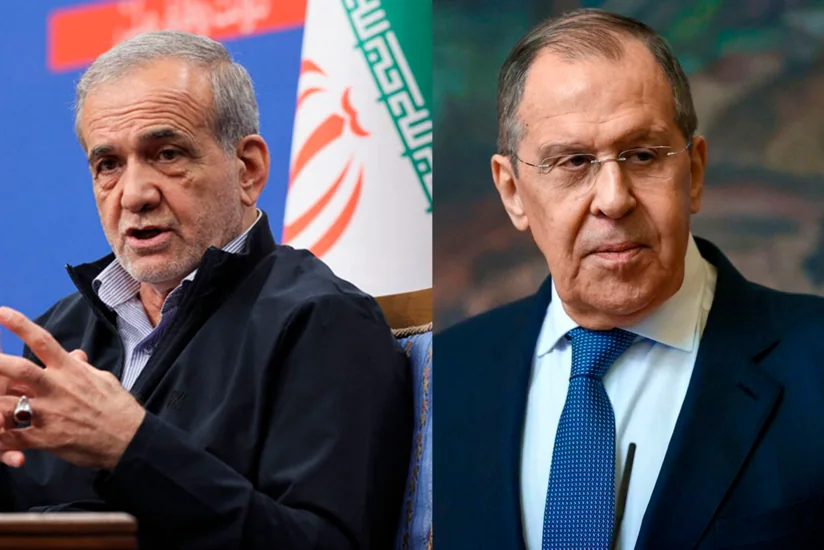 Iranian president receives Russian FM in Tehran