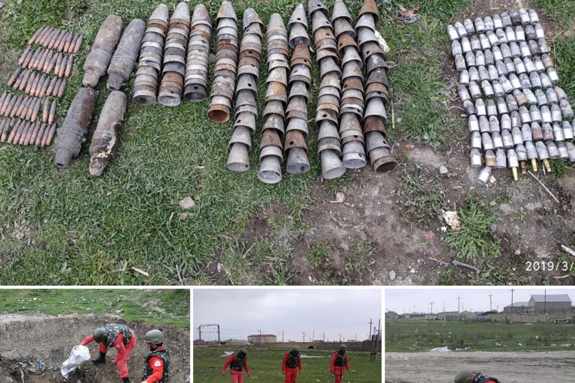 В Хызы обнаружен снаряд