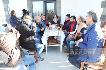 Türkiyəli səyyahlar Zəngilanın Ağalı kəndinə səfər ediblər