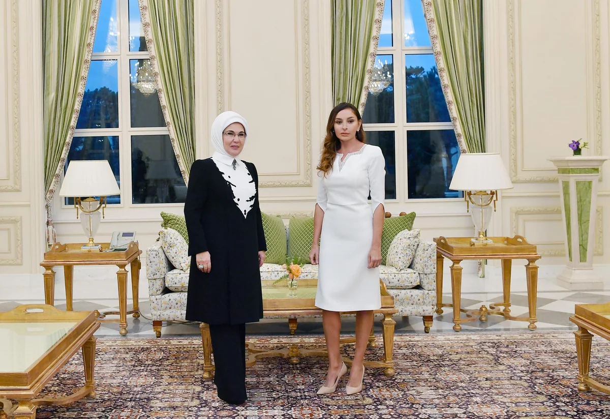 Mehriban Əliyeva Türkiyənin birinci xanımı Əminə Ərdoğanla bağlı paylaşım edib