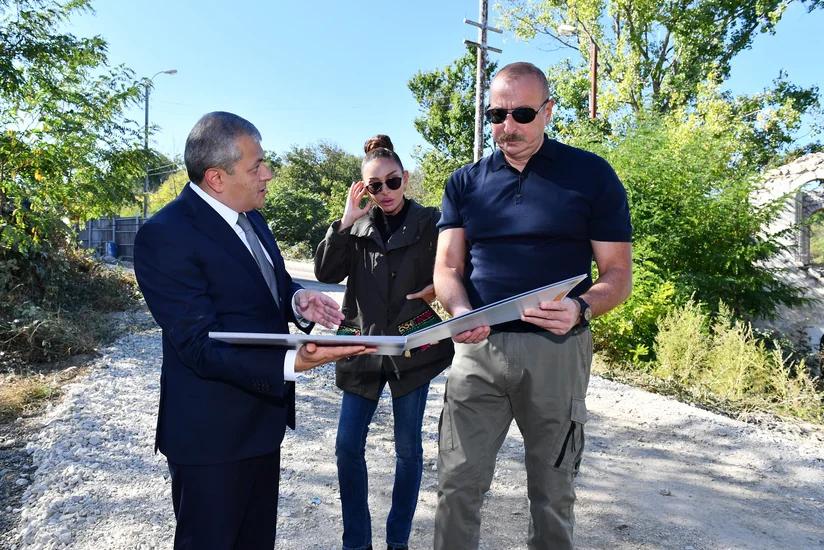 Administrative building of Shusha apartment utility and maintenance service being restored