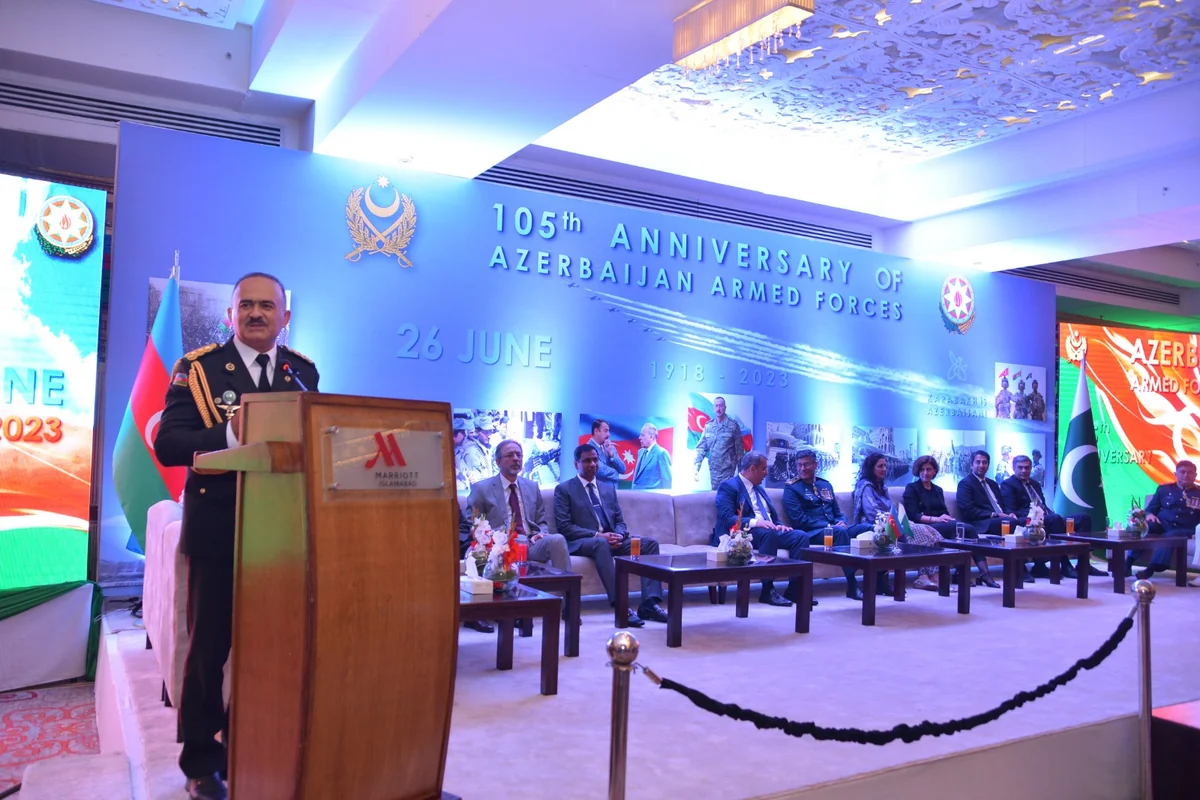 Azərbaycan Silahlı Qüvvələrinin 105 illik yubileyi Pakistanda qeyd edilib