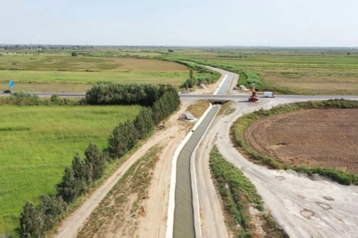Реконструкция оросительного канала Бозтепе завершена
