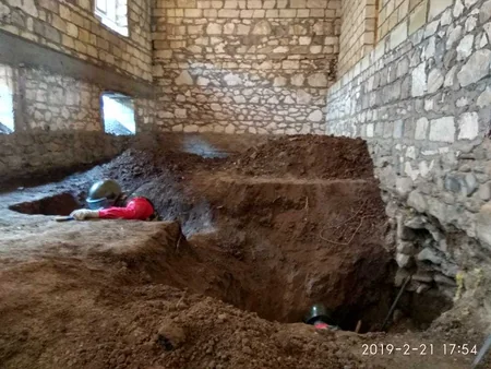 Tovuzda qrad raketinin partlamış qalıqları aşkar olunub - FOTO