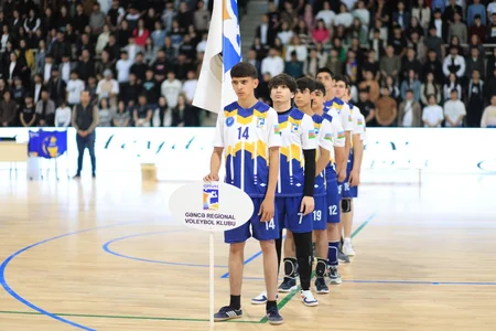 Gəncədə Heydər Əliyevin anadan olmasının 101-ci ildönümünə həsr olunmuş respublika voleybol turniri keçirilib