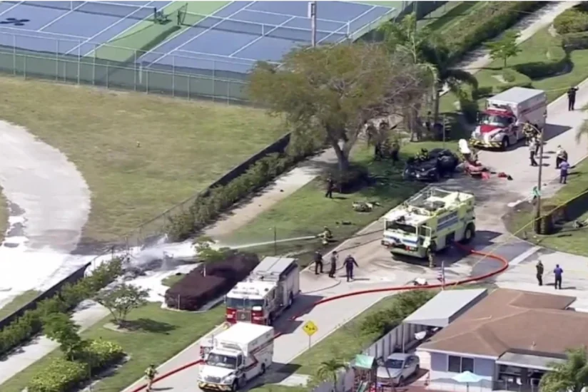 ABŞ-da təyyarə avtomobilə çırpıldı, ölənlər və xəsarət alanlar var