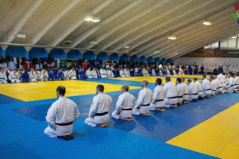 Azerbaijani judokas join trainings with Olympic champions