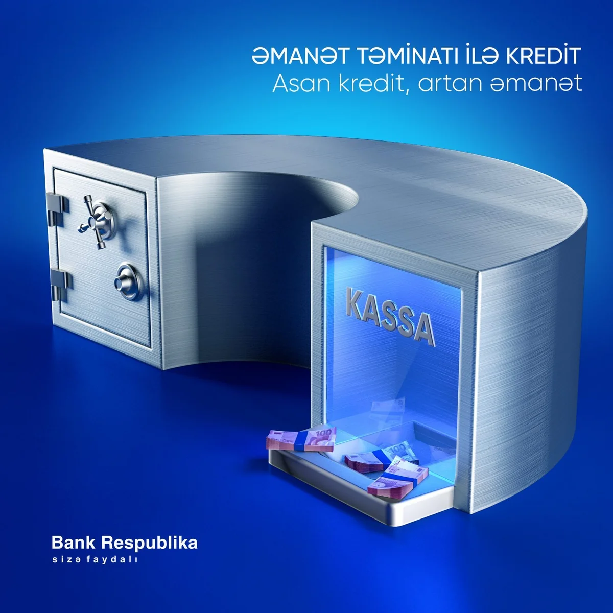 “Bank Respublika” əmanət təminatı ilə sərfəli kredit təklif edir