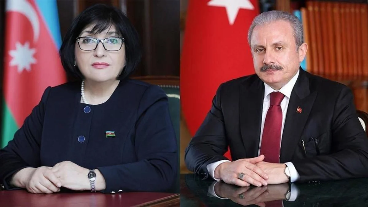 Milli Məclisin sədri türkiyəli həmkarı ilə telefonla danışıb
