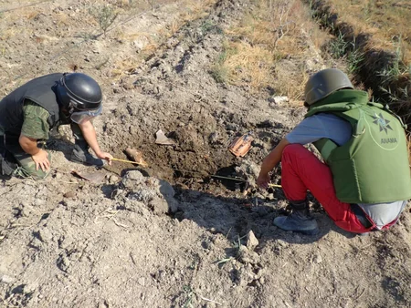 Xızı rayonu ərazisində 110 ədəd partlamamış hərbi sursat tapılıb