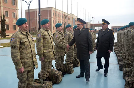 Group of Azerbaijani peacekeepers return from Afghanistan