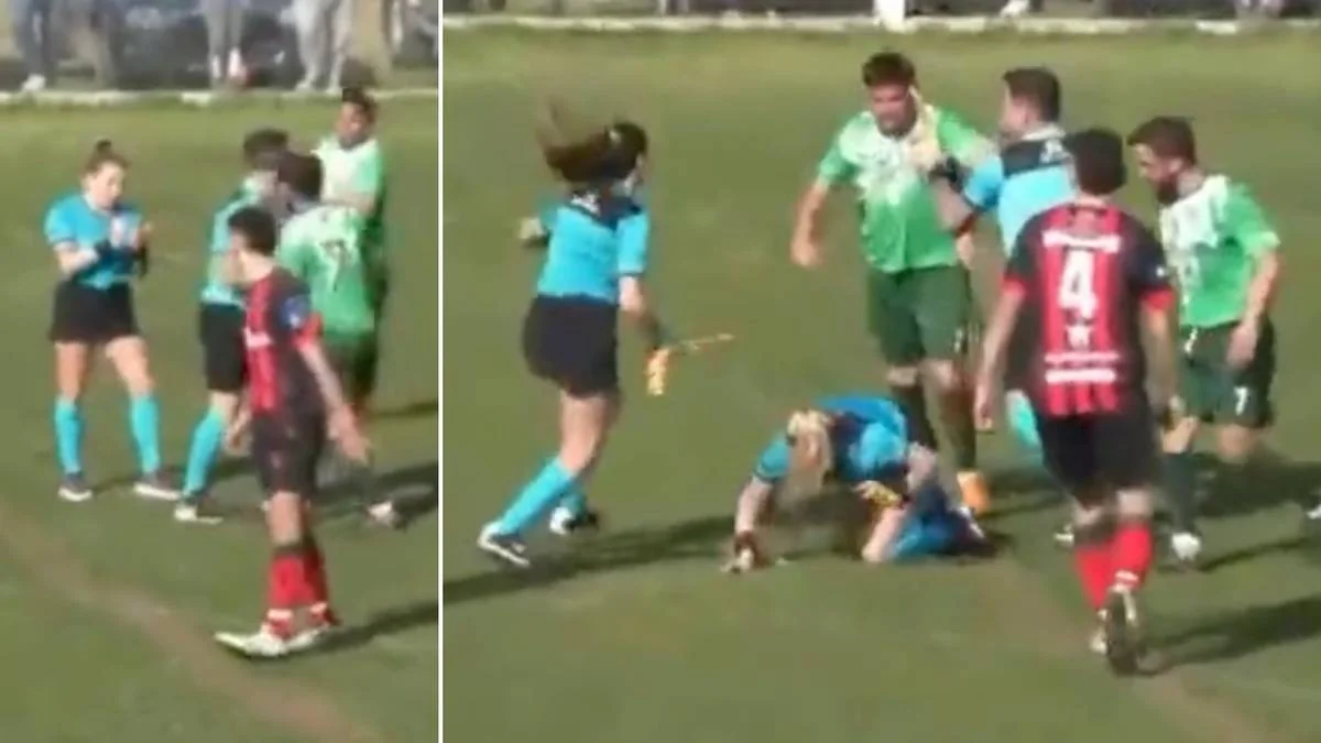 Qadın hakimi yumruqla vuran futbolçu həbs olunub
