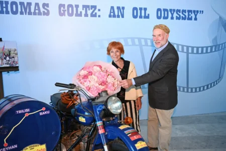 Bakı Konqres Mərkəzində “Tomas Qolts: Neft Odisseyası” sənədli filmi təqdim olunub